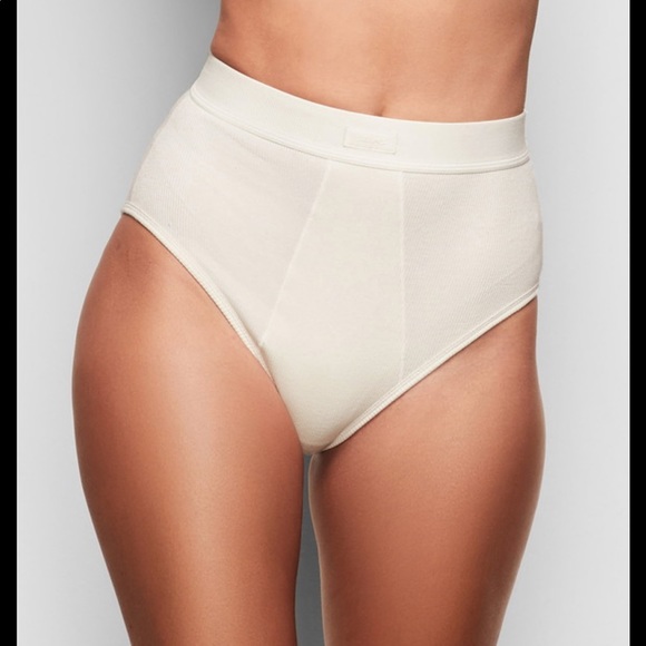 SKIMS Other - SKIMS High-Waist Cotton Ribbed Brief